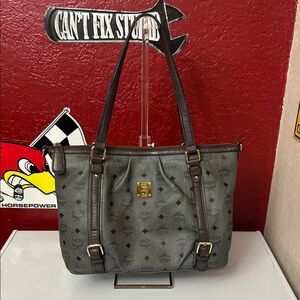 MCM Gray Tote Bag